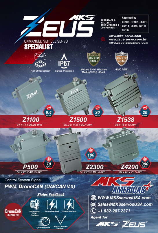 Zeus unmanned vehicle servo specialist