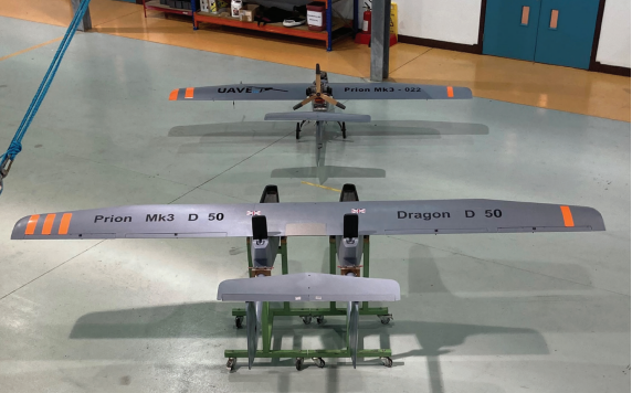 UAVE is now working on a D50 configuration of its UAV, which will run on two DS120s; one in tractor configuration, one in pusher, for a 50 kg payload capacity