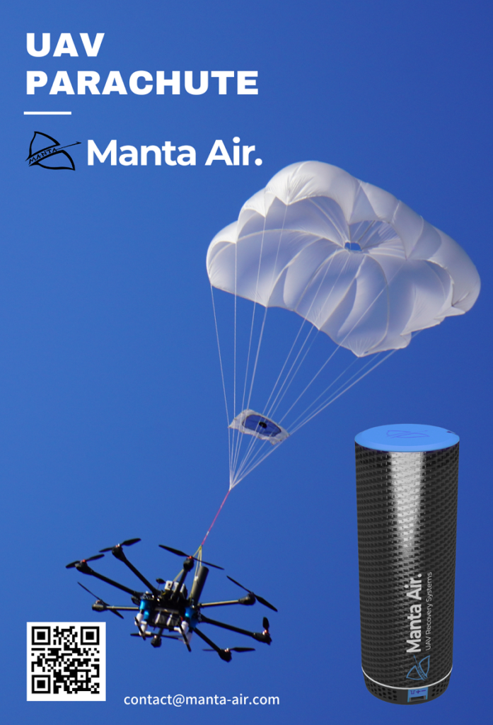uav parachute manta air