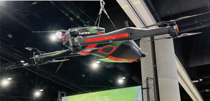 The MK-V Pivot has been displayed at recent major trade shows, including Xponential, representing the first production configuration (Image courtesy of the author)