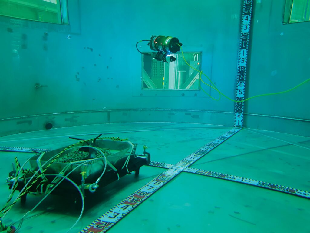 Developed by the University of Manchester in co-operation with Forth Engineering, AVEXIS was deployed to inspect the Magnox swarf storage silos at Sellafield, and at Fukushima where it inspected submerged reactors with radiological and sonar sensors