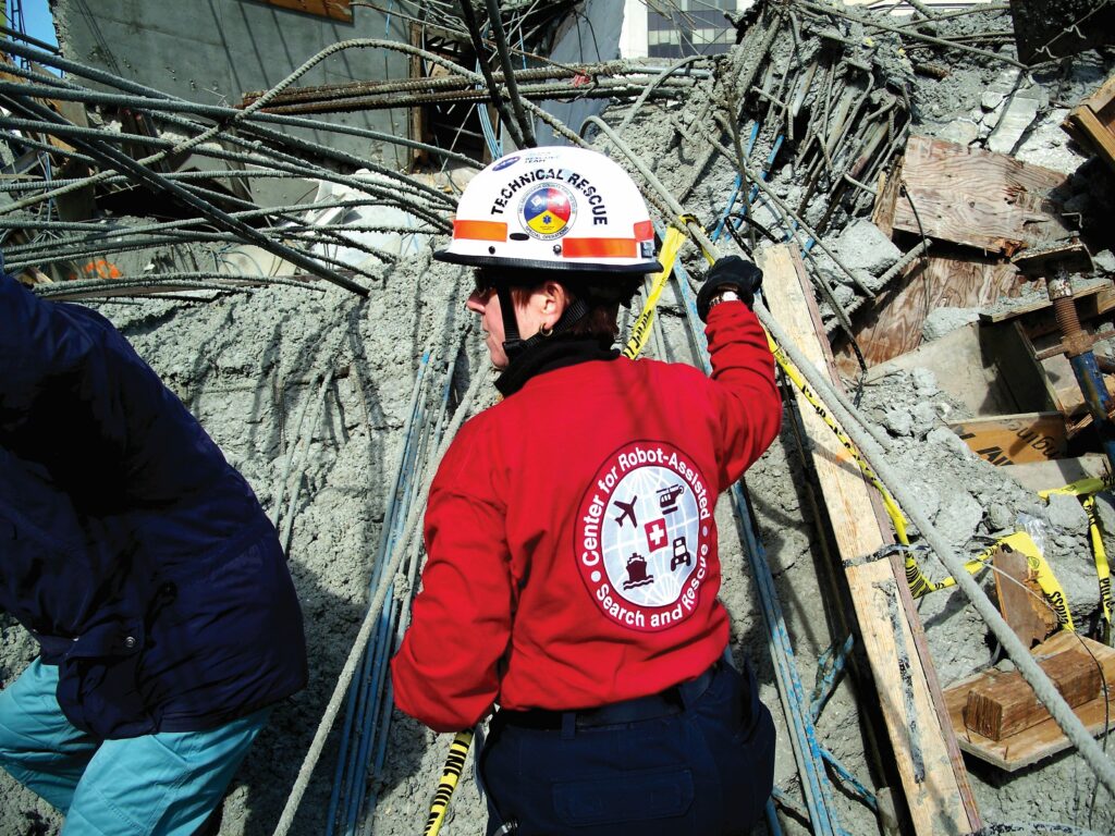 Disasters ‘deconstruct’ environments, making the familiar unfamiliar, and adding to the challenges presented by time pressure and the lack of power and, often, communications infrastructure