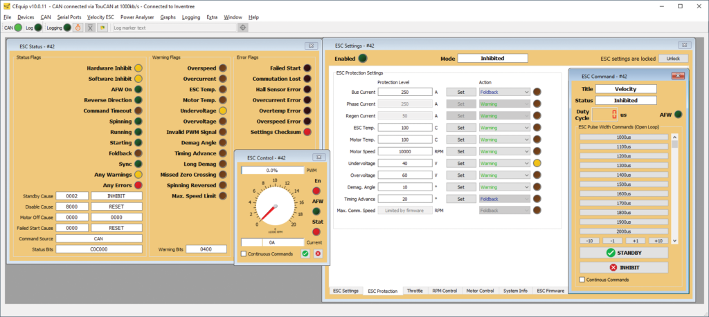 Modern, UAV-specific comms protocols, as well as firmware engineered to spec in-house, are the key to capturing and analysing vital data on ESC health and performance