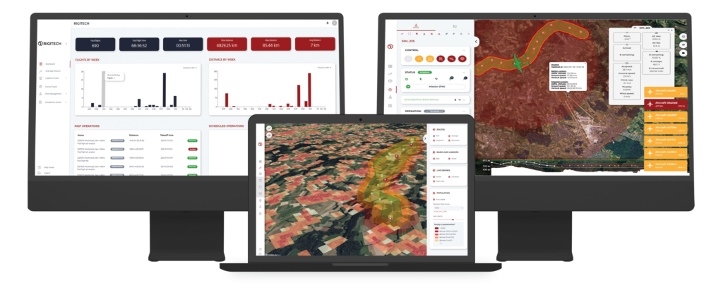 RigiCloud includes an auto-planning tool for producing and submitting SORAs, as well as preflight and maintenance checklists, UTM systems and more
