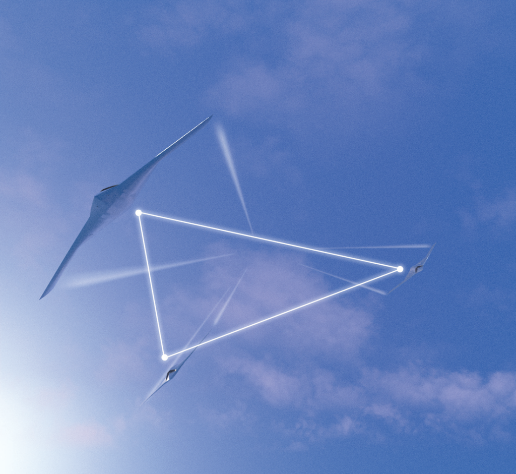 Swarms of UAVs can be many kilometres apart and operate in unison