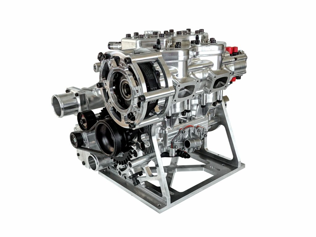 The REV Force engine uses a multitude of innovations to run on hydrogen, kerosenes
and more without necessitating hardware changes between fuel switches