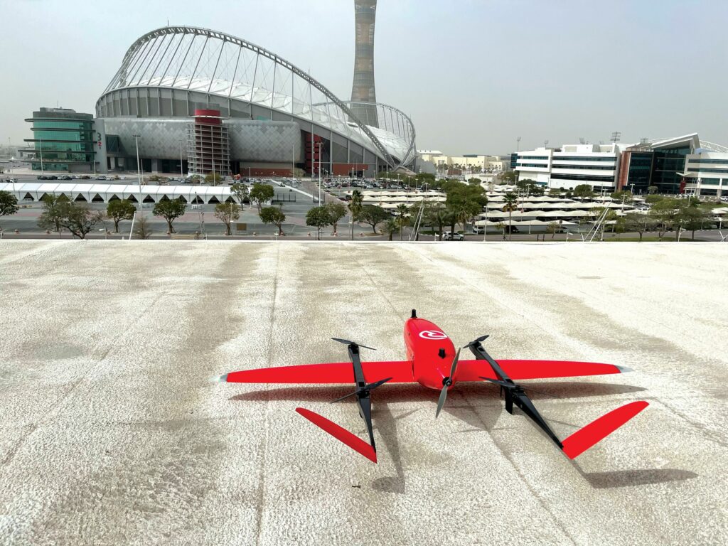 The UAV’s regulation-compliant autonomy includes directives to land safely at predefined ‘rally points’ in case of flight issues; these can be open fields, parking lots and the like