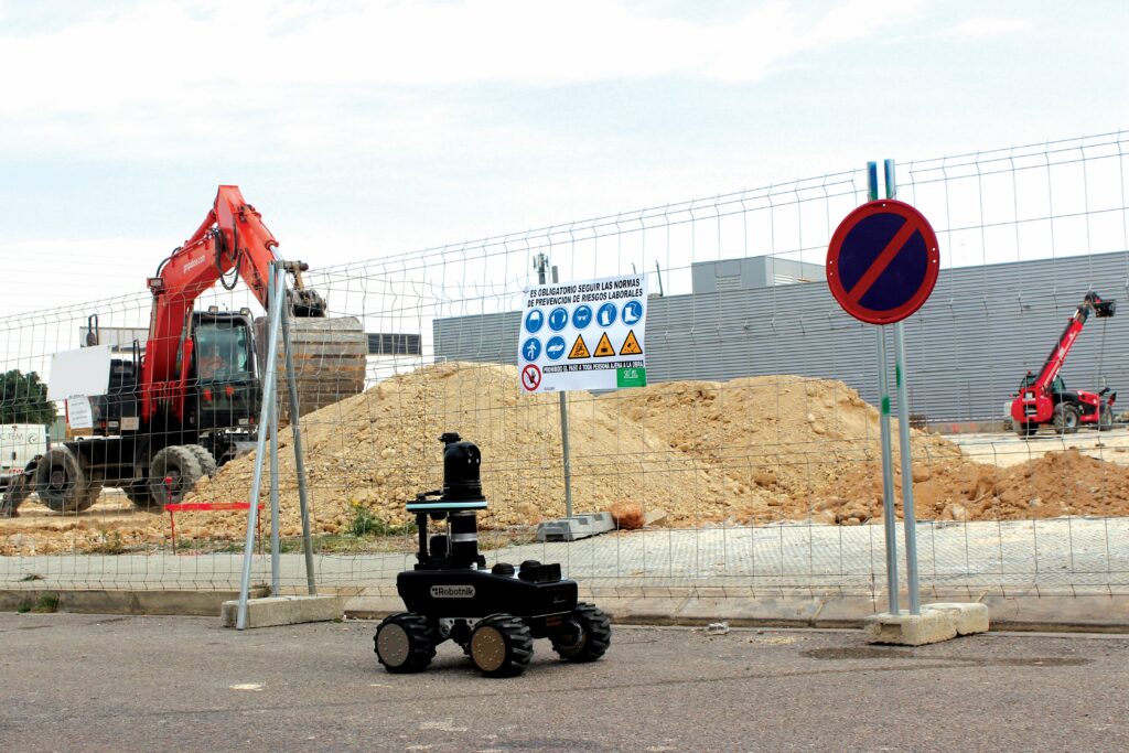 The RB-WATCHER comes from Robotnik in Spain and was originally designed for autonomous inspection in Spain’s electrical energy sector