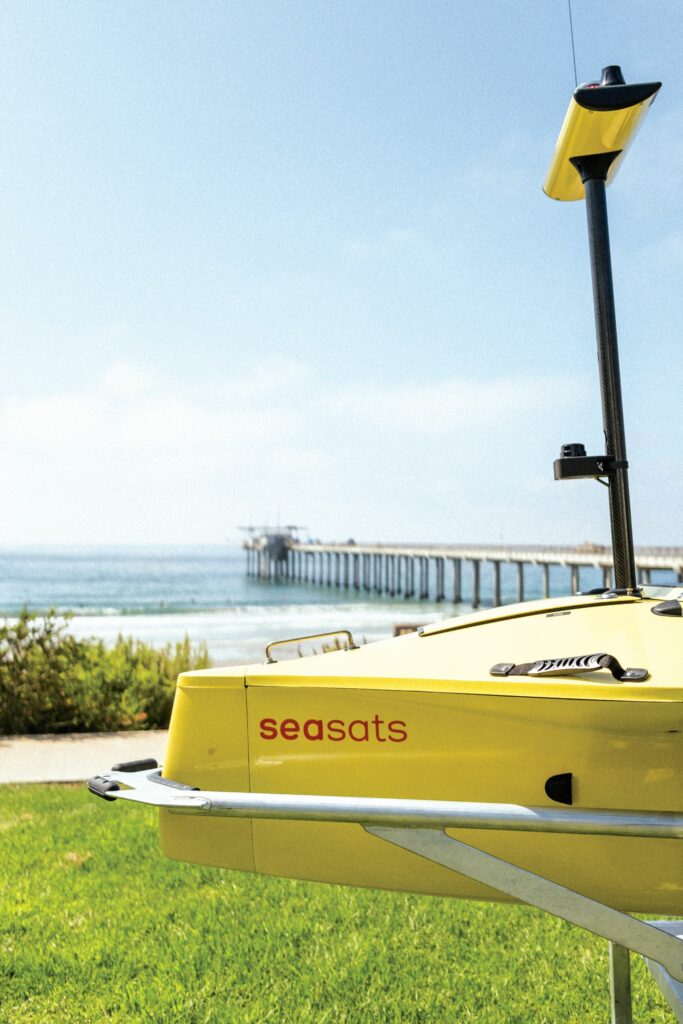 The bow of the Lightfish contains its control electronics, including an independent backup GNSS tracker