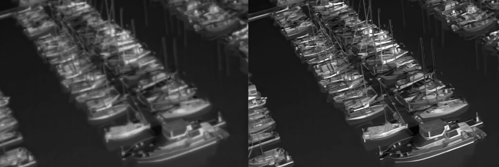 AI processing is boosting video performance such as super resolution