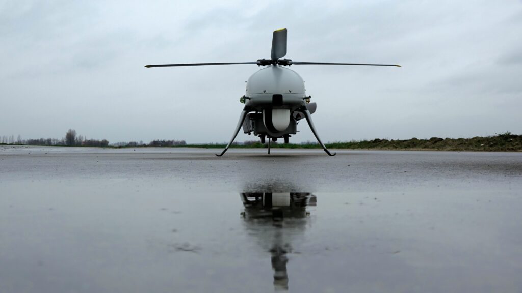 Development over the years saw High Eye's helicopter UAV get progressively larger and heavier, especially as adding redundancies mandated use of bigger engines