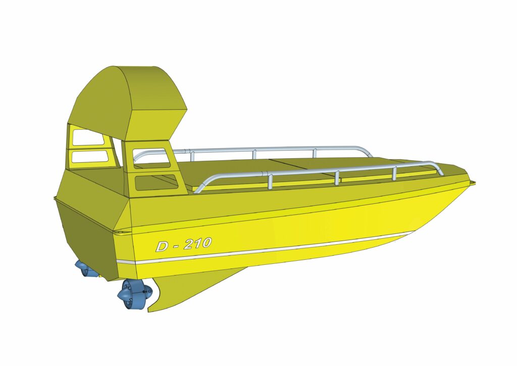 Polish UAV maker GeoPixel is producing its first USV, the D210, as a self-righting offshore survey vessel, with sea trials to commence by June